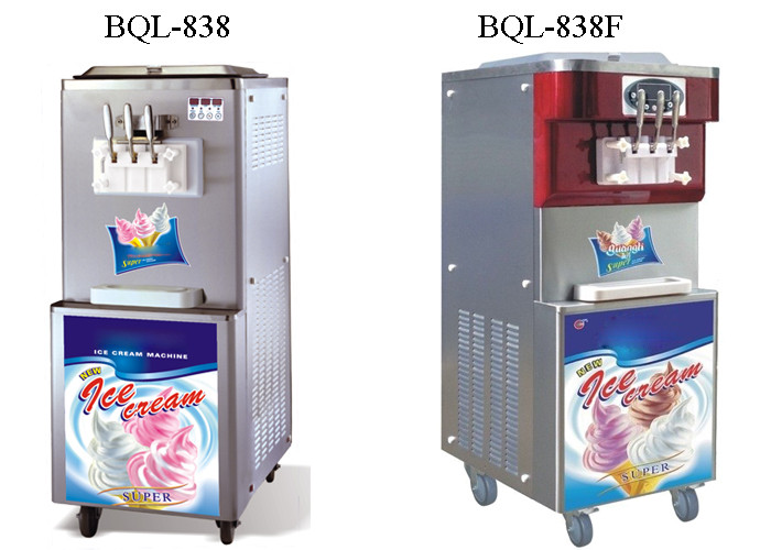 Suave Machine Máquina suave comercial del helado del servicio, piso que coloca el ...